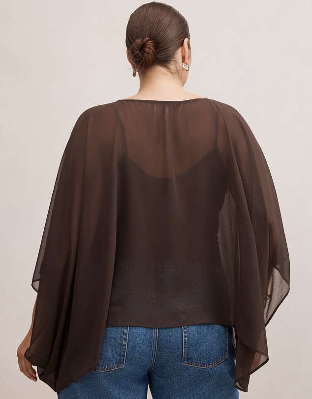 Forever New Curve - Gia Curve Sheer Cape