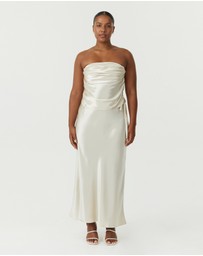 Third Form - Satin Drape Bustier