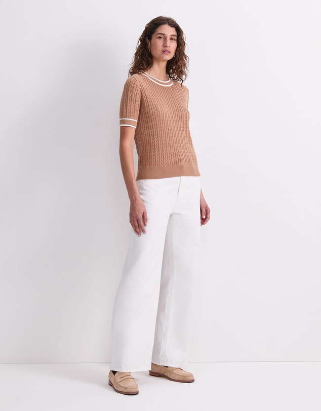 Sportscraft - Elka Cable Short Sleeve Knit