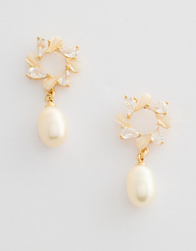 Moira Hughes - The White Label - Celaena Pearl Drop Earrings
