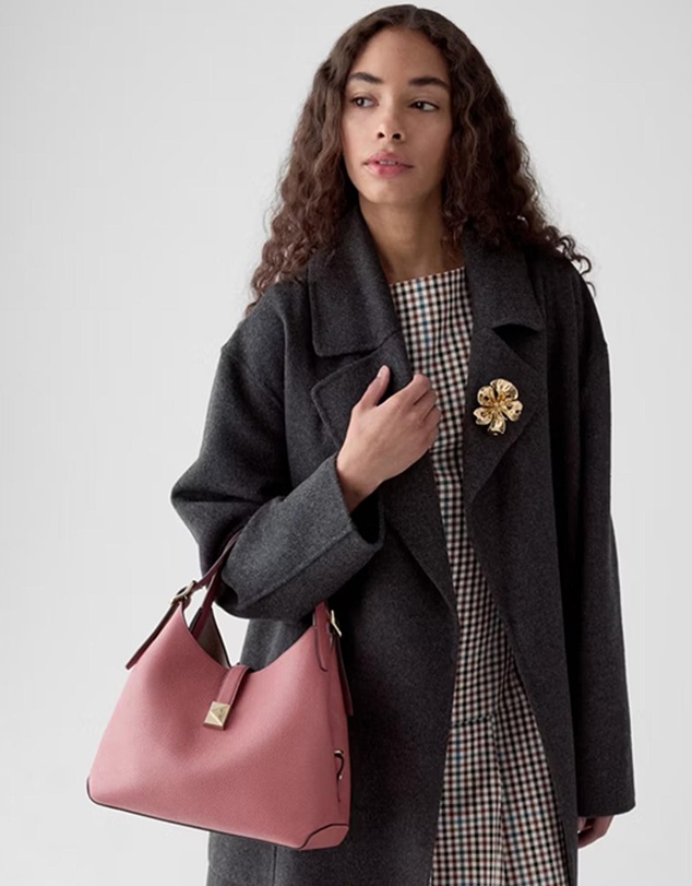 Kate Spade - Deco Pebbled Leather Crossbody Tote Bag