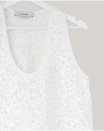 Revibe - Repaired Lover Claudia Sequin Scoop Neck Cami - AU 14