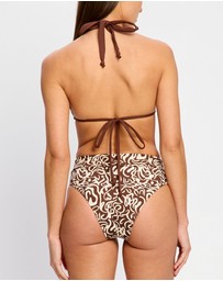 Modibodi - Swimwear Reversible Multiway Top Sea Swirl