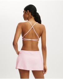 Cotton On Body Active - Ultra Soft Deep Plunge Cross Back Crop