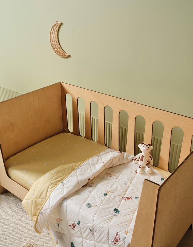 Linen House Kids - Mini Farm Cot Coverlet