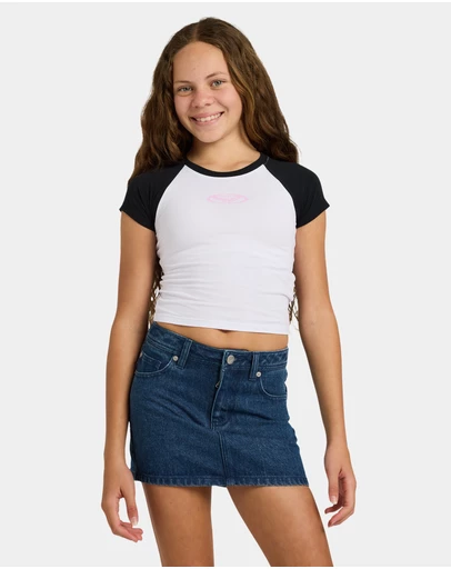 Roxy - Girls 8 to 16 Rewind Me T-Shirt