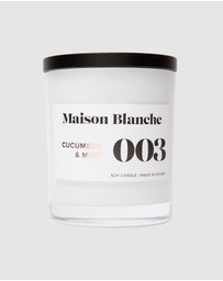 Maison Blanche - 003 Cucumber & Mint - Large Candle