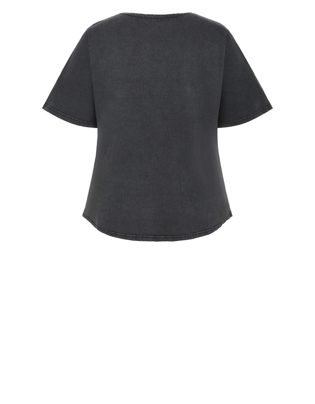 City Chic - Plus size Lola Cotton Tee - black