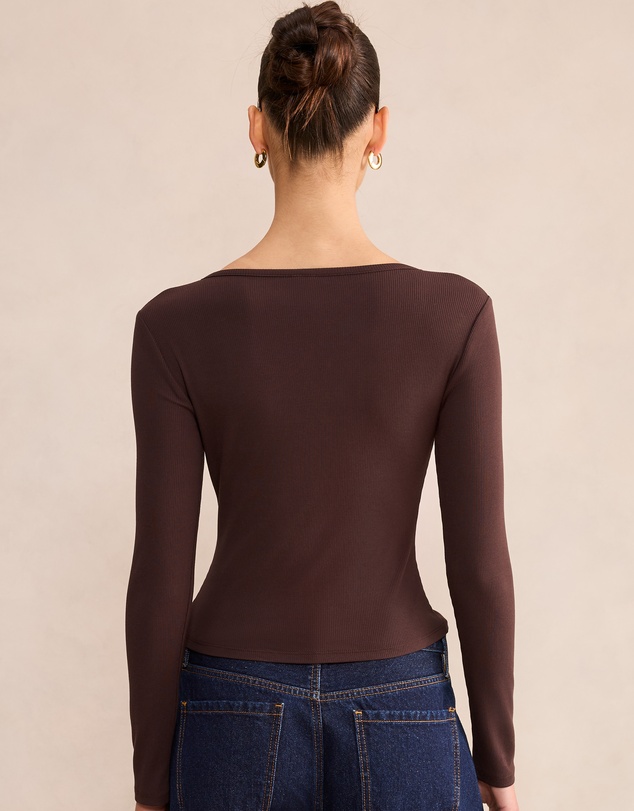 Forever New - Audrey Hardware Long Sleeves Top