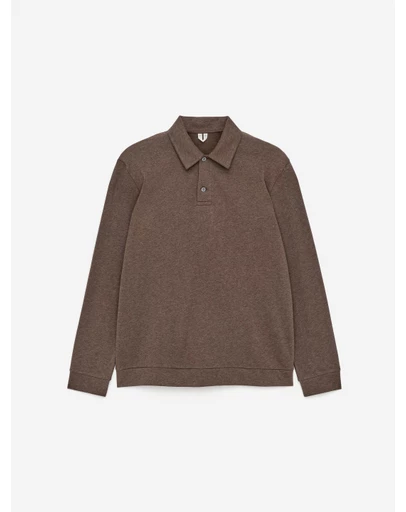 ARKET - Cotton Lyocell Polo Jumper