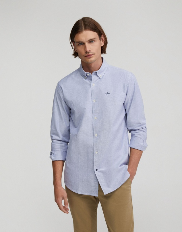 Oxford - Holloway Oxford Weave Cotton Shirt