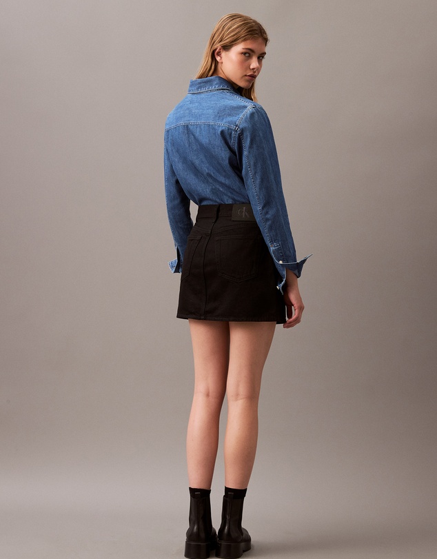Calvin Klein Jeans - High Rise Denim Mini Skirt
