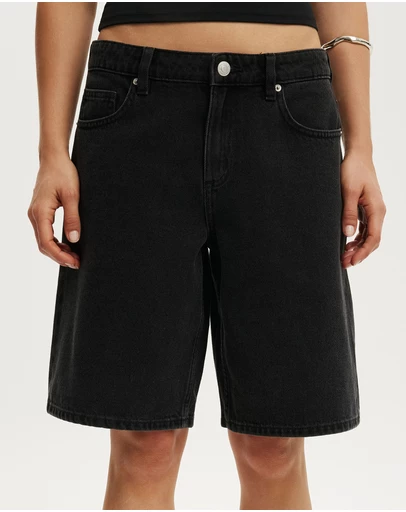 Cotton On - Baggy Denim Shorts