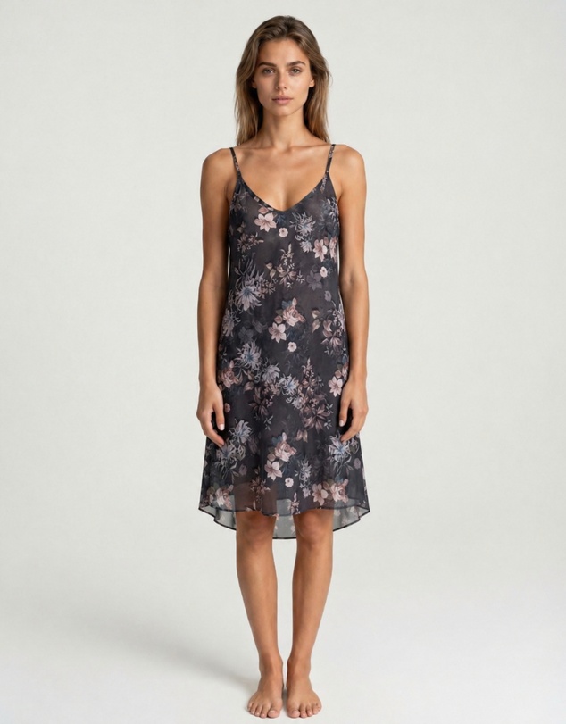 SILK MAGNOLIA - Silky Slip Nightie