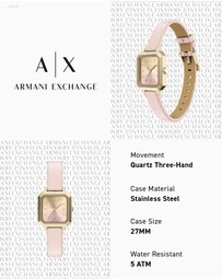 Armani Exchange - Pink Analogue Watch