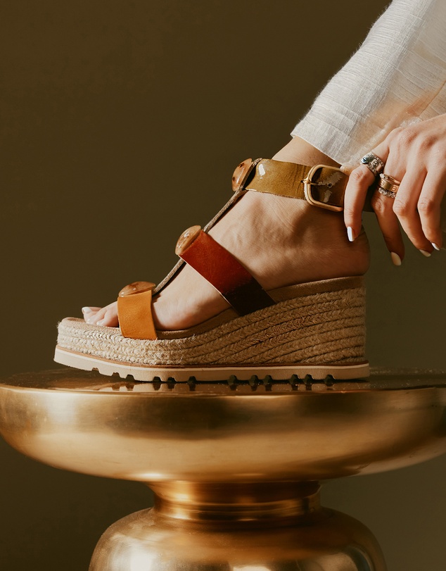 S by Sempre Di - Tropea Wedge Sandals