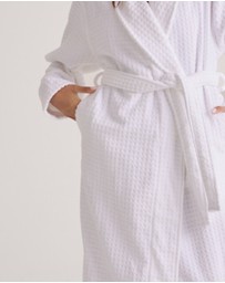 Love and Lustre - Pure Cotton Waffle Robe