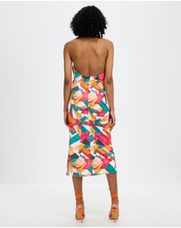 Honey and Beau - Euphoric Halter Midi Dress