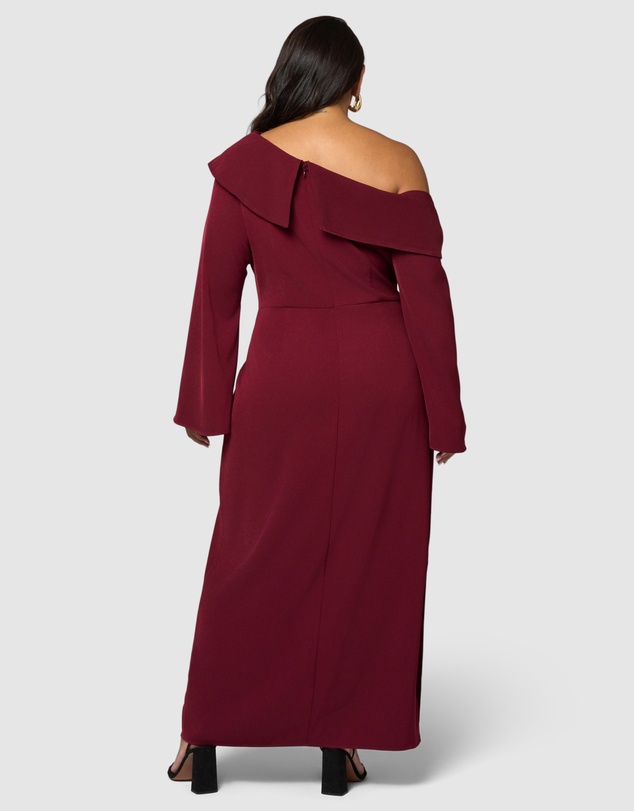 Pink Dusk by Curve Project - Say My Name Midi Dress