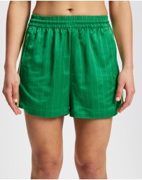adidas Originals - Pinstripe Satin Shorts