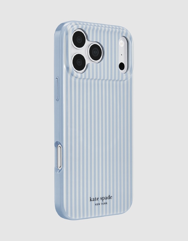 Kate Spade - Kate Spade Faux Stripe Dimond MagSafe Case for iPhone 18 Pro Max / 17 Pro Max