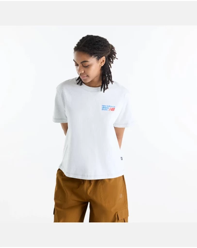 New Balance - Athletics Premium Logo Hip Length Relaxed T-Shirt