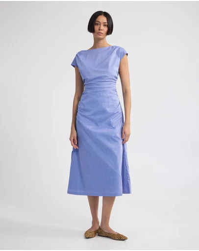 Oxford - Montana Stretch Boatneck Dress