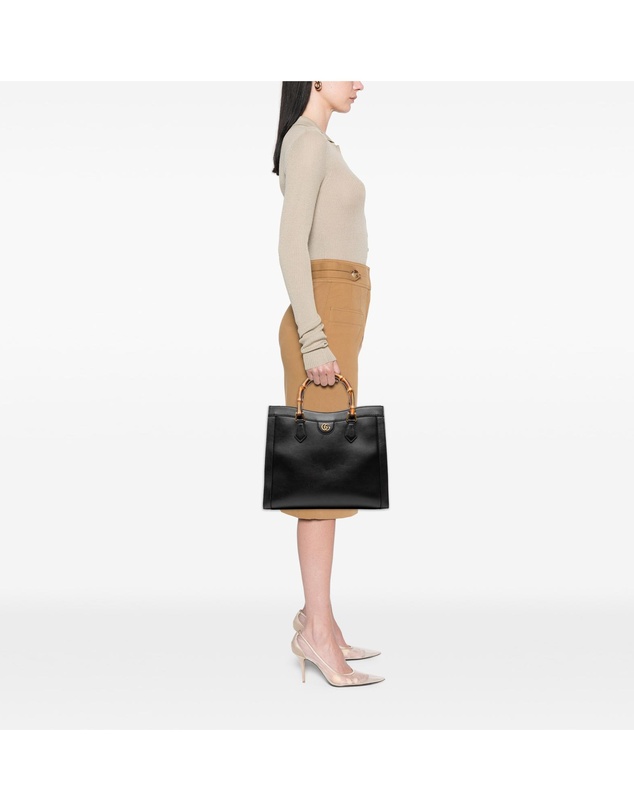 Pre-Loved by Azura Reborn - Pre-Loved Medium Bamboo Calfskin Diana Tote
