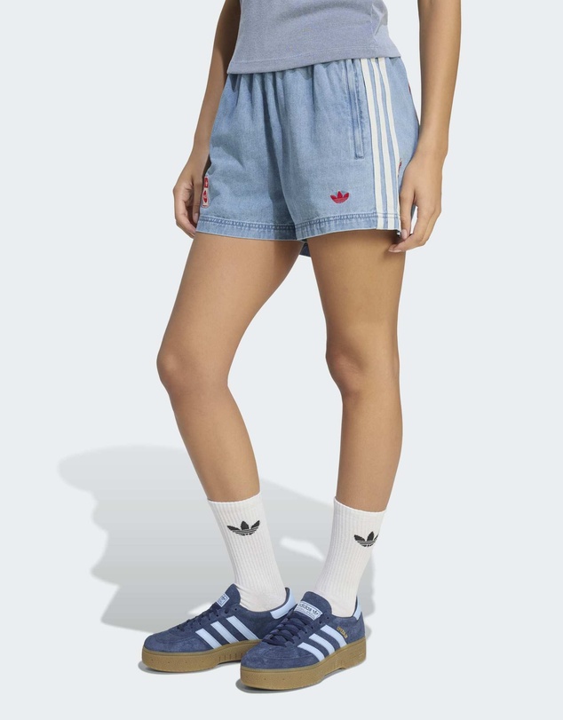 adidas Originals - ADIDAS X COCA-COLA DENIM SHORTS Womens