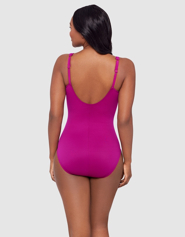 Miraclesuit Swimwear  - Razzle Dazzle Siren Crossover Shaping Swimsuit