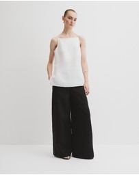 Country Road - Organically Grown Linen Longline Cami