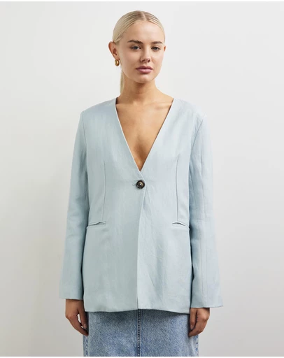 Sofia Irina - Single-Breasted Blazer