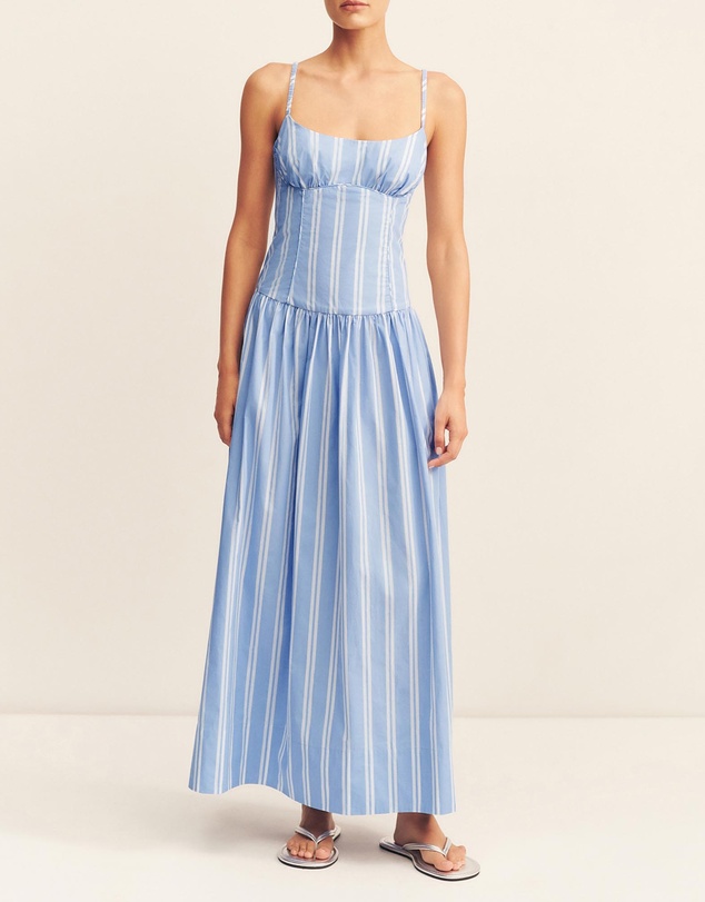 Shona Joy - Omri Panelled Bustier Maxi Dress - ICONIC EXCLUSIVE