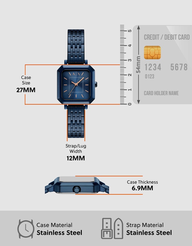 Armani Exchange - Blue Analogue Watches