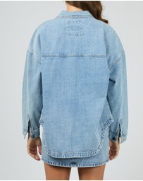 All About Eve - Dale Denim Shacket Light Blue