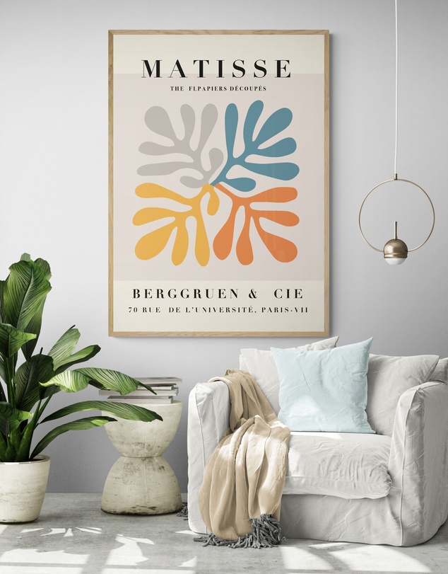 Inka Arthouse - Coral Coupes by Henri Matisse Art Print