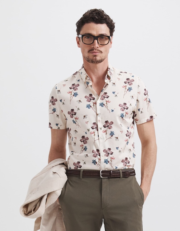 SABA - Jean Luc Short Sleeve Print Shirt
