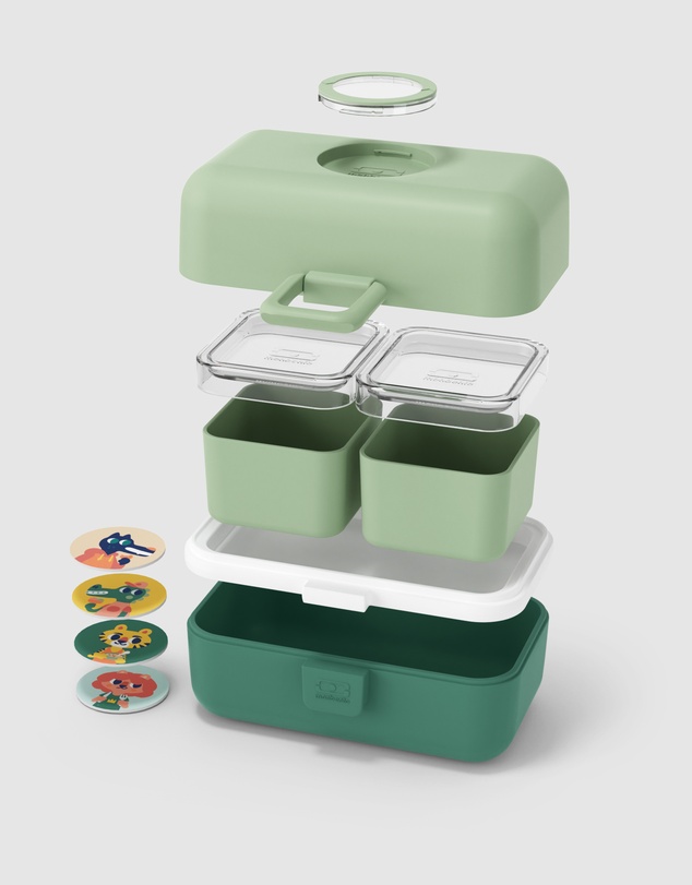 Monbento - Monbento Mb Tresor Kids Bento Box - Green Forest