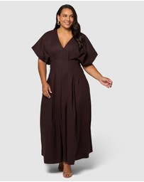 Pink Dusk by Curve Project - Magnetic Pull Maxi Dress