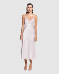 GINIA - Silk Lace Slip