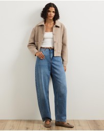 Atmos&Here - Joy Wool Blend Cropped Jacket