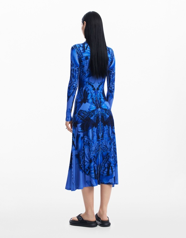 Desigual - Butterfly midi dress