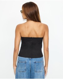 Dazie - Ines Strapless Top