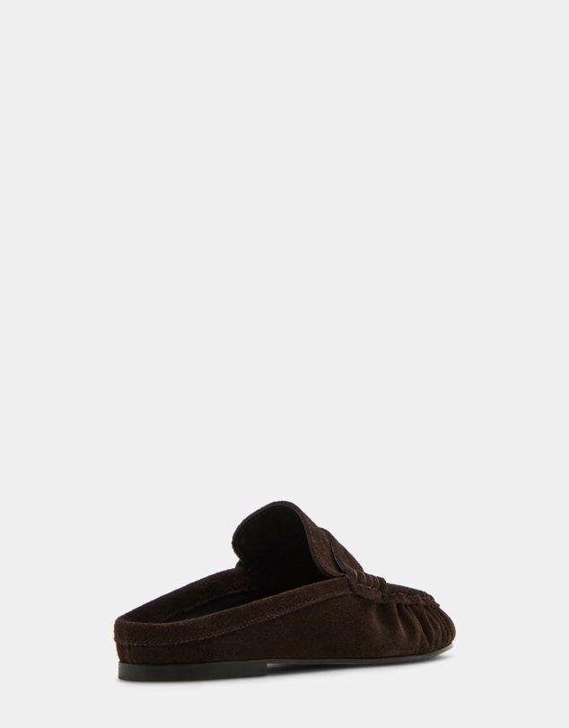Steve Madden - Rafe Chocolate Brown Suede Loafers