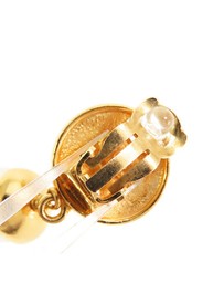 Pre-Loved by Azura Reborn - Pre-Loved CC Gold Plated Faux Pearl Drop Clip On Earrings