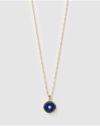 Arms Of Eve - Koda Gold Necklace - Lapis