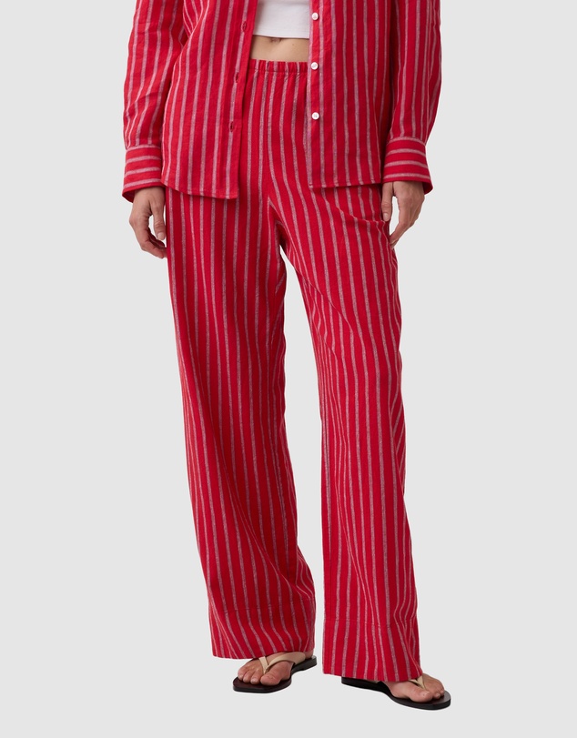 GAP - Linen Drawstring Wide Leg Pants