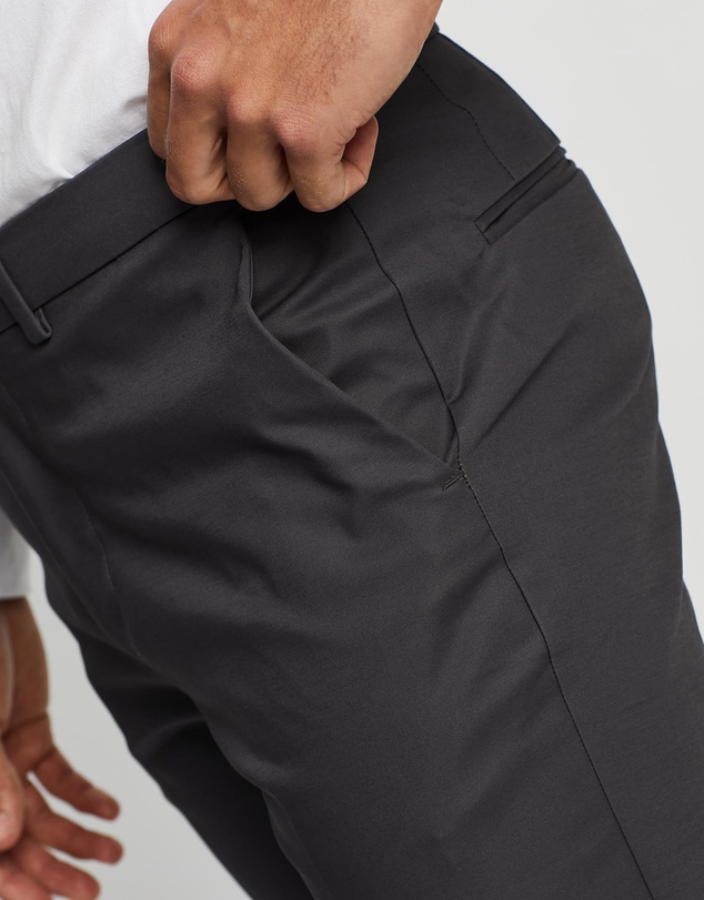 3 Wise Men - 3 Wise Men Huxton Pant - Charcoal