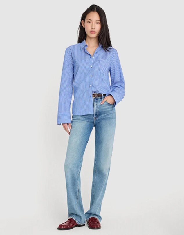 Good American - Soft Tech Good True Straight Jeans