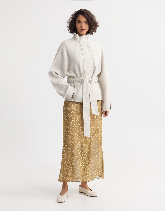 Oxford - Prudence Belt French Linen Jacket